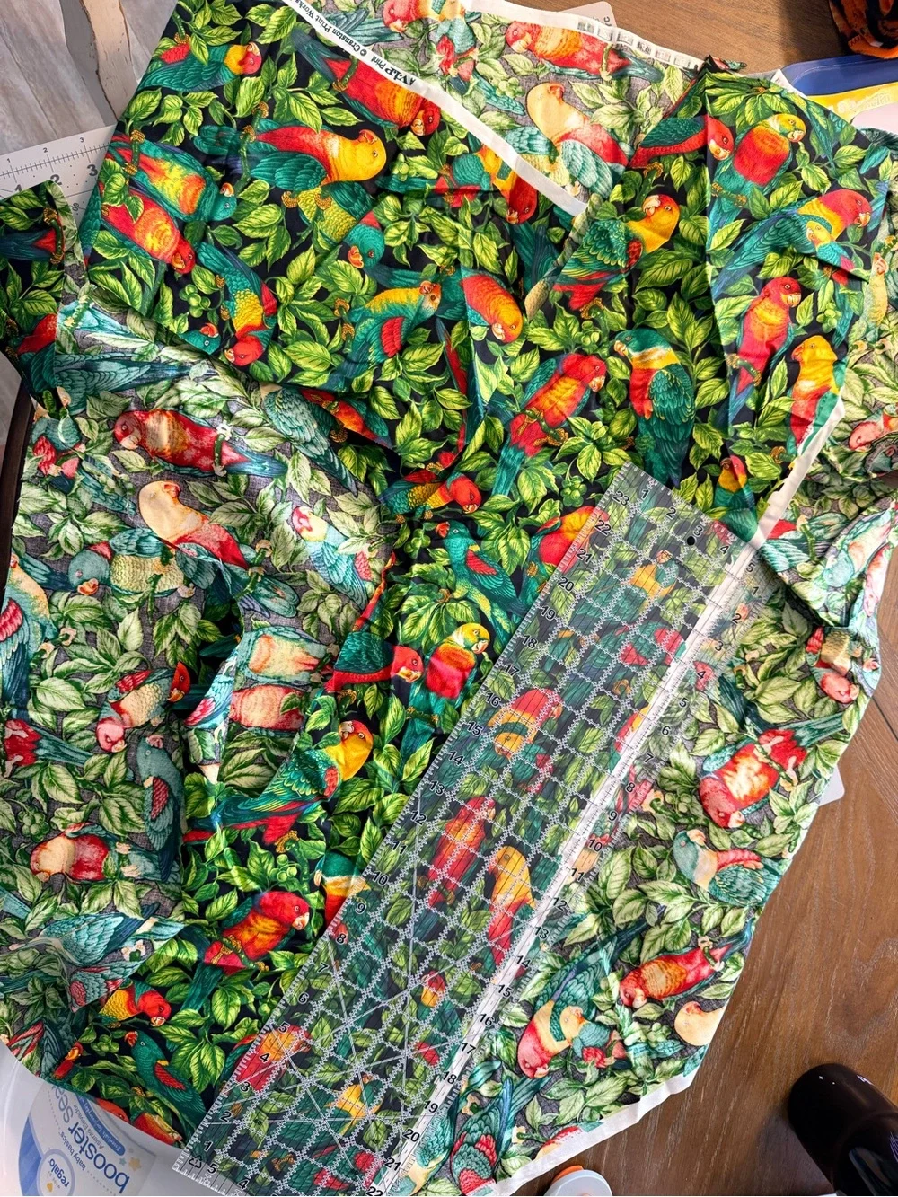 VIP Cranston Print Works - Tropical Parrot Cotton Fabric